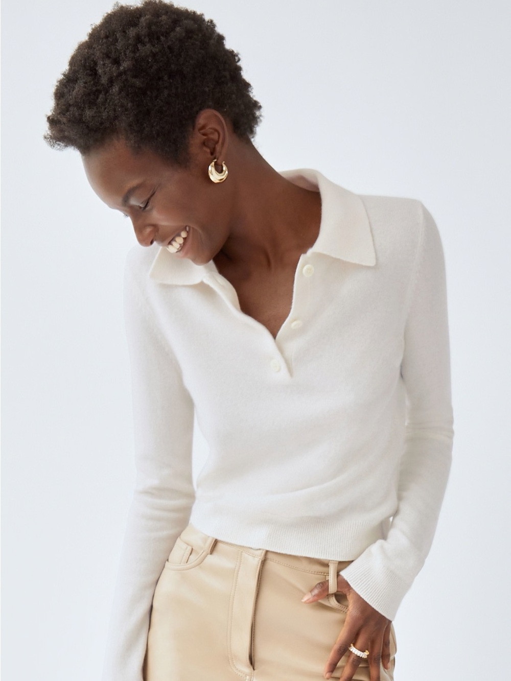 Wilfred cashmere polo